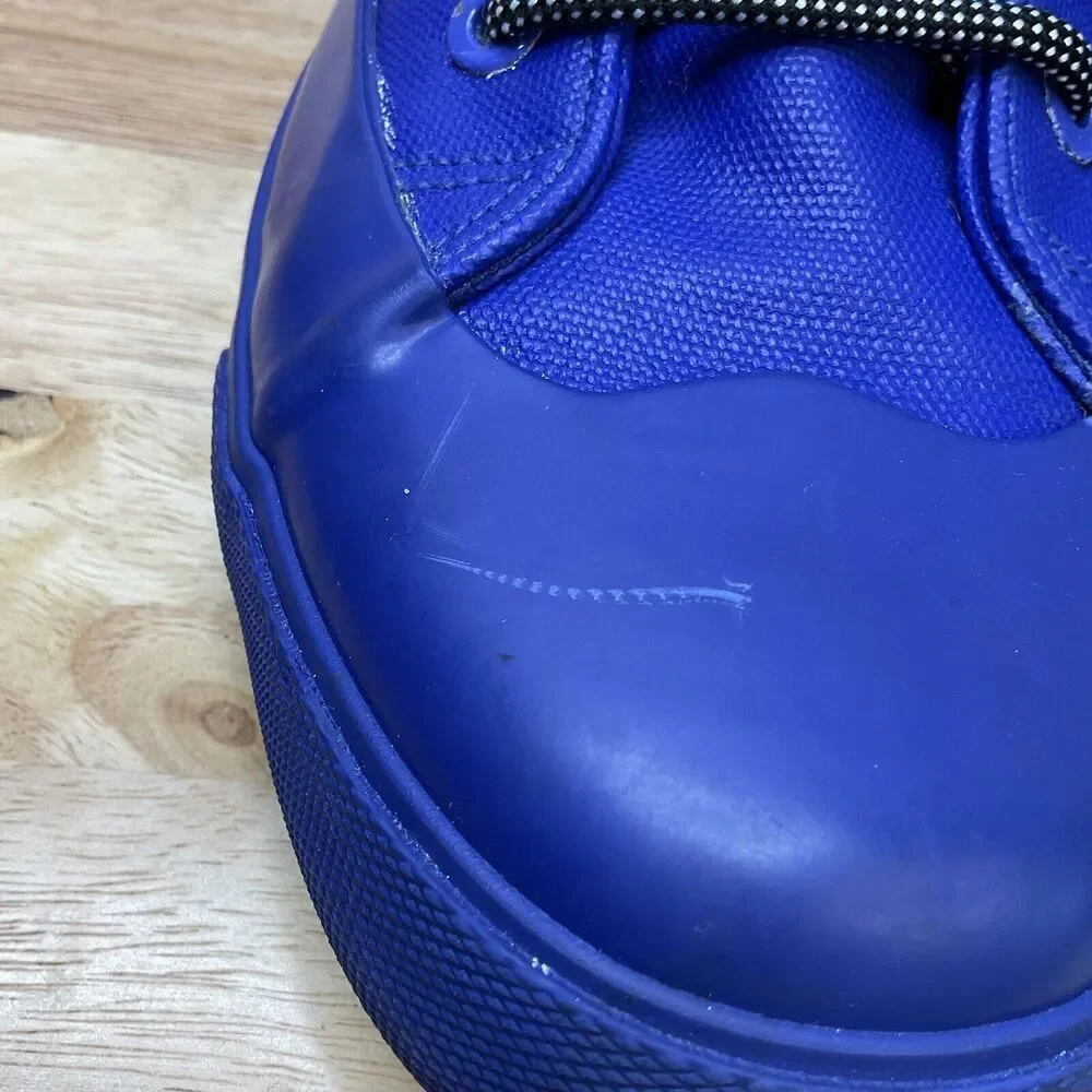 Hunter Men’s Size 9 Royal Blue High Top Sneakers - Unisex Rubber Waterproof W-11